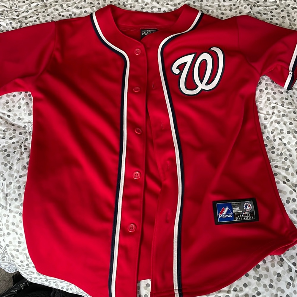 Kids- Majestic Washington National Jersey